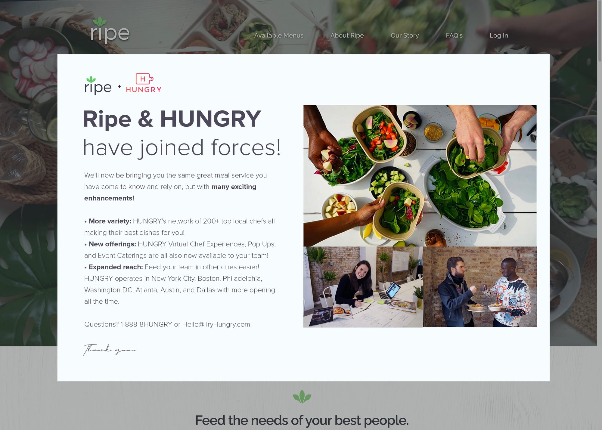 Ripe: from Rebuild to Exit