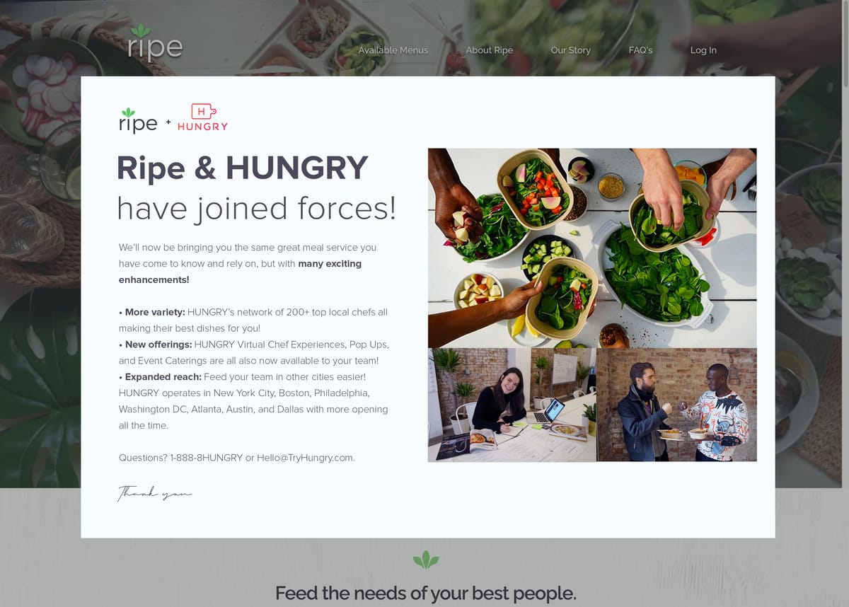 Ripe: from Rebuild to Exit